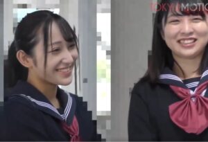 ひよこJK×電車痴漢｜親友2人を同時に鬼イカセ。下車後も連れ込んで、チンポをしゃぶらされて連続アクメの乱交